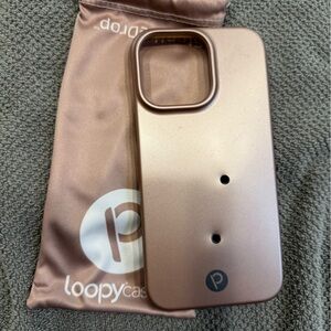 Loopy Case Rose Gold iPhone 14 Pro Max Case